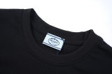 5A Men's Embroidered Logo Classic Crew Neck Cotton T-shirt 8187