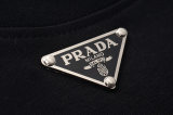 5A Cotton Crew Neck Short Sleeve T-shirt with Signature Triangle Logo 8187