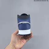 5A Air Jordan 1 Mid Obsidian Sneakers Basketball Shoes 554724-140
