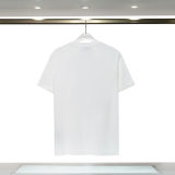5A Cotton Crew Neck Short Sleeve T-shirt with Blue Neckline Logo  8308