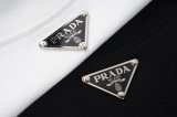 5A Cotton Crew Neck Short Sleeve T-shirt with Signature Triangle Logo 8187
