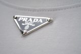 5A Cotton Crew Neck Short Sleeve T-shirt with Signature Triangle Logo 8187