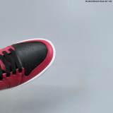 5A Air Jordan 1 Mid Reverse Bred Sneakers Basketball Shoes 554724-056