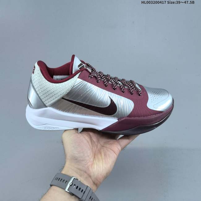 Original Zoom Kobe 5 Protro Lower Merion Aces Away Basketball Shoes