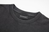 Original XXXL Logo Embroidered T-Shirt Distressed Black Washed Cotton Tee