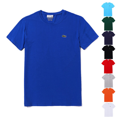 Summer Men's Adult Simple Classic Crew Neck T-Shirt