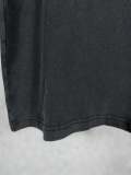 Original XXXL Logo Embroidered T-Shirt Distressed Black Washed Cotton Tee
