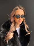 5A Retro Oversized Cat Eye Frames Odette Sunglasses 1171