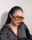 5A Double Bridge Aviator Style Square Sunglasses 0644