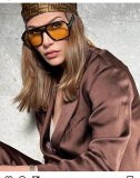 5A Double Bridge Aviator Style Square Sunglasses 0644