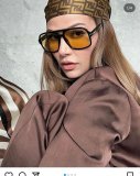 5A Double Bridge Aviator Style Square Sunglasses 0644