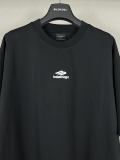 Original 3B Logo T-Shirt Black Cotton Crew Neck Tee