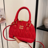 5A Arcadie Matelassé Quilted Bowling Bag Mini Leather Top Handle Handbag