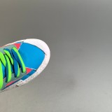 Blazer Low Neptune Blue Unisex Deconstructed Sneakers with Double Swoosh