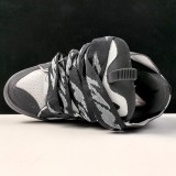 5A Curb Sneaker Jumbo Laces Skate Shoes Black SKRK11