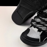 5A Curb Sneaker Jumbo Laces Skate Shoes Black SKRK11