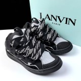 5A Curb Sneaker Jumbo Laces Skate Shoes Black SKRK11