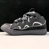 5A Curb Sneaker Jumbo Laces Skate Shoes Black SKRK11