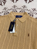 5A Unisex Cable Knit Cotton Polo 2273