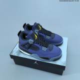 5A Air Jordan 4 Retro Lakers Basketball Sneakers FV5029-500