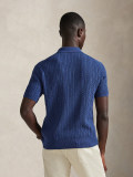 5A Unisex Cable Knit Cotton Polo 2273