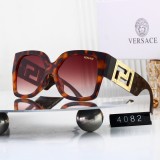 Retro Light-luxury Gold Decoration Gradient Lens Fashion Versatile Glasses