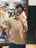 5A Unisex Cable Knit Cotton Polo 2273