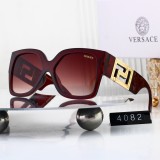 Retro Light-luxury Gold Decoration Gradient Lens Fashion Versatile Glasses