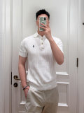 5A Unisex Cable Knit Cotton Polo 2273