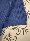 5A Unisex Cable Knit Cotton Polo 2273