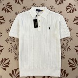 5A Unisex Cable Knit Cotton Polo 2273
