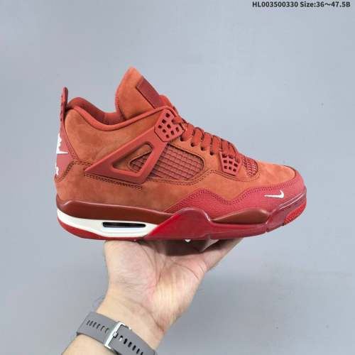 5A Air Jordan 4 Retro Brick by Brick Basketball Sneakers HF4340-800