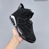5A Air Jordan 6 Retro Metallic Silver Basketball Sneakers DX2836-001