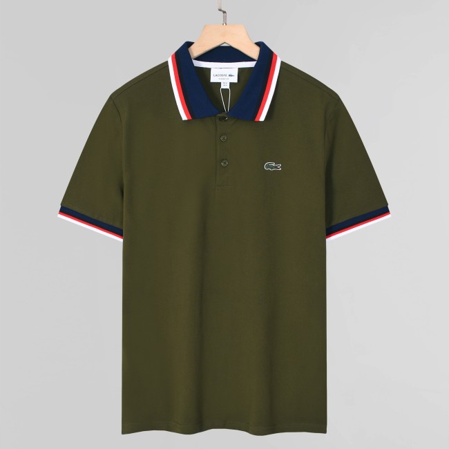 Varsity with Tipped Collar and Sleeves Contrast Collar Polo