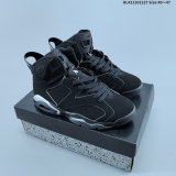 5A Air Jordan 6 Retro Metallic Silver Basketball Sneakers DX2836-001
