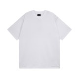 Original Red Tape Logo Destroyed T-Shirt White Distressed Graphic Tee