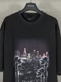 Original Los Angeles Night Scene Printed T-Shirt Vintage Wash Streetwear