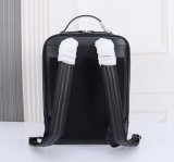 Original Sartorial Men's Black Smooth Leather Backpack