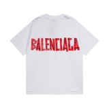 Original Red Tape Logo Destroyed T-Shirt White Distressed Graphic Tee