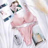 5A Women's Sexy Shine Rhinestone Sparkling Underwear Set