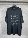 Original Multi Logo Print Short Sleeve T-Shirt Black Cotton Streetwear Tee