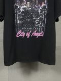 Original Los Angeles Night Scene Printed T-Shirt Vintage Wash Streetwear