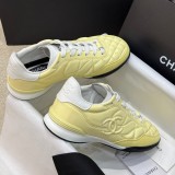 Original Quilted Leather Low top Lace Up Sneakers
