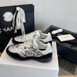 Original Quilted Leather Low top Lace Up Sneakers