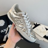 Original Quilted Leather Low top Lace Up Sneakers