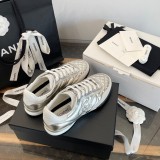 Original Quilted Leather Low top Lace Up Sneakers