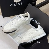 Original Quilted Leather Low top Lace Up Sneakers