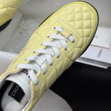 Original Quilted Leather Low top Lace Up Sneakers
