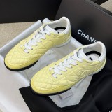 Original Quilted Leather Low top Lace Up Sneakers