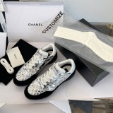 Original Quilted Leather Low top Lace Up Sneakers